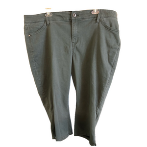 New - Women’s Plus Size Capri Jeans - Liz Claiborne - Size 20W - Grey